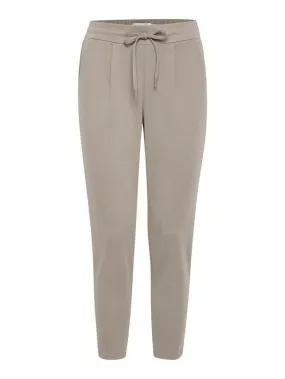 Pantalone Donna grigio con laccio in vita