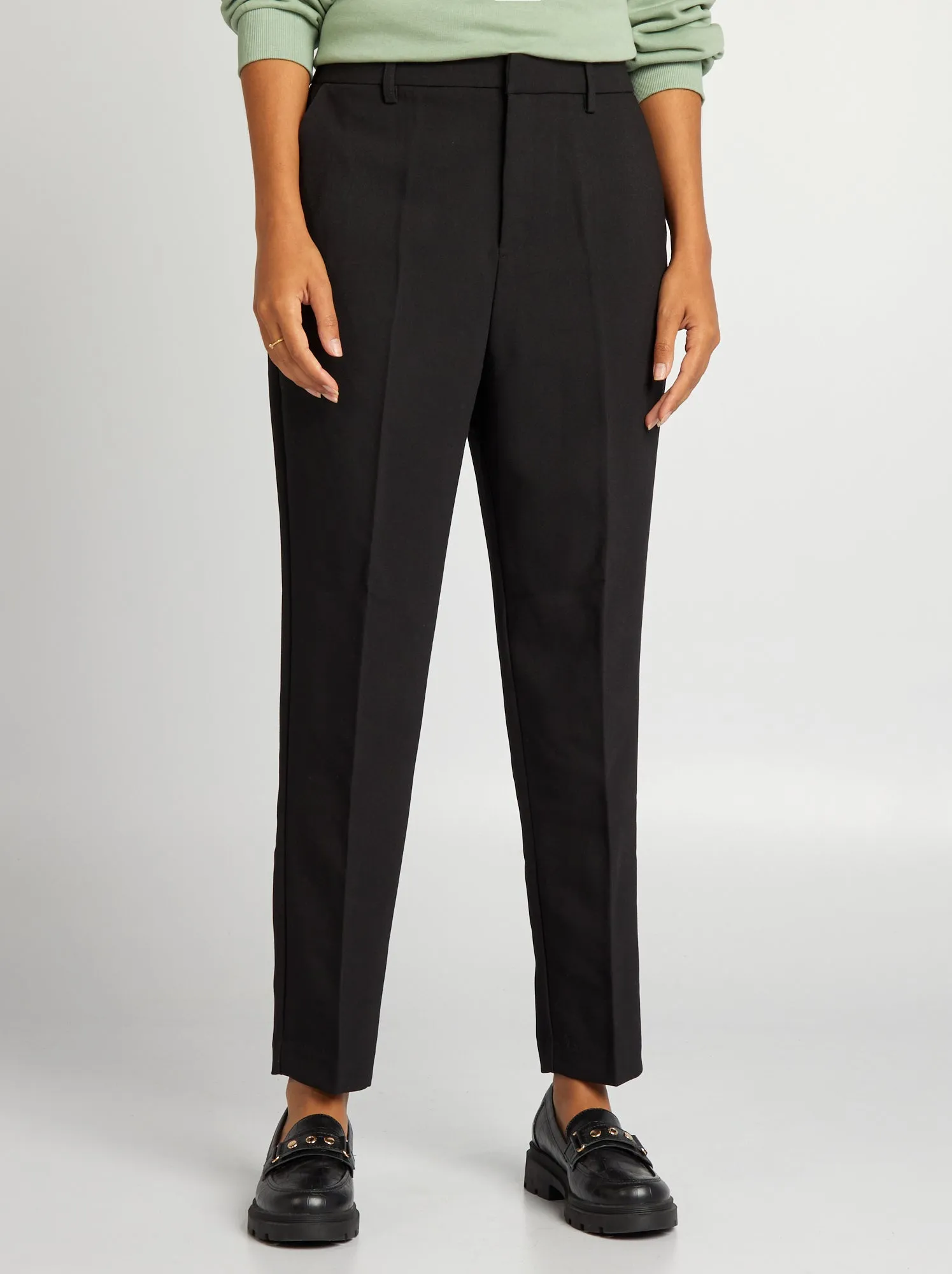 Pantaloni a sigaretta - nero