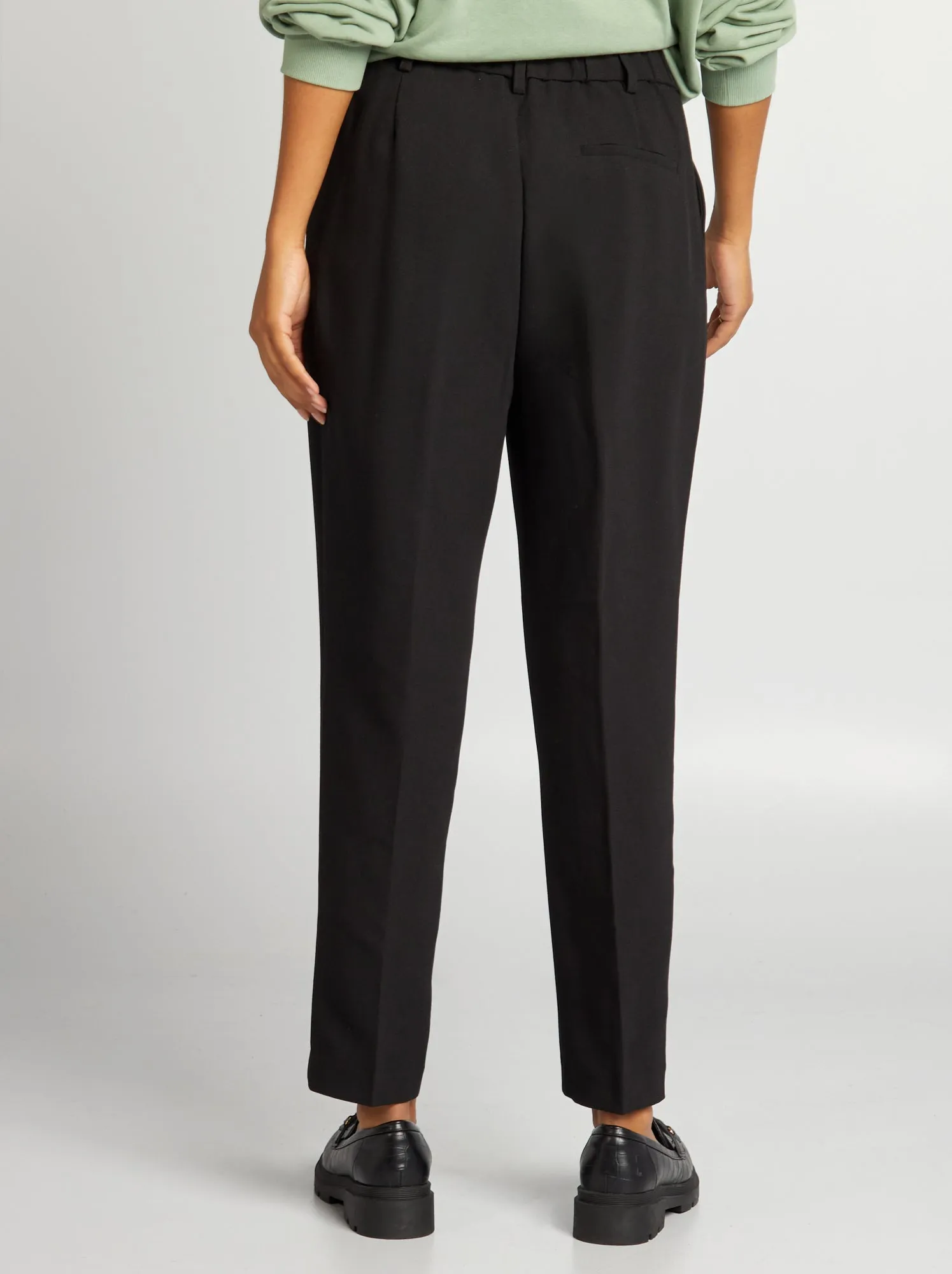 Pantaloni a sigaretta - nero