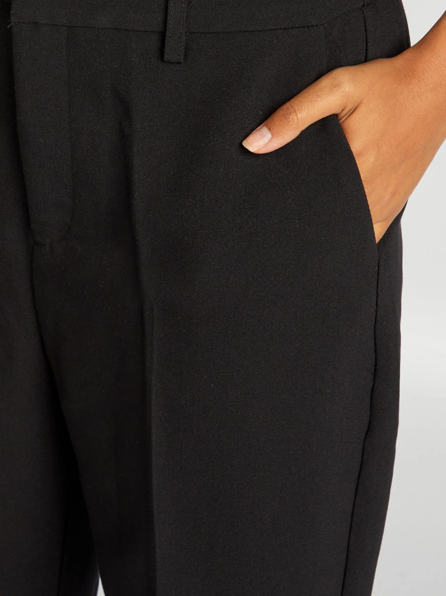 Pantaloni a sigaretta - nero