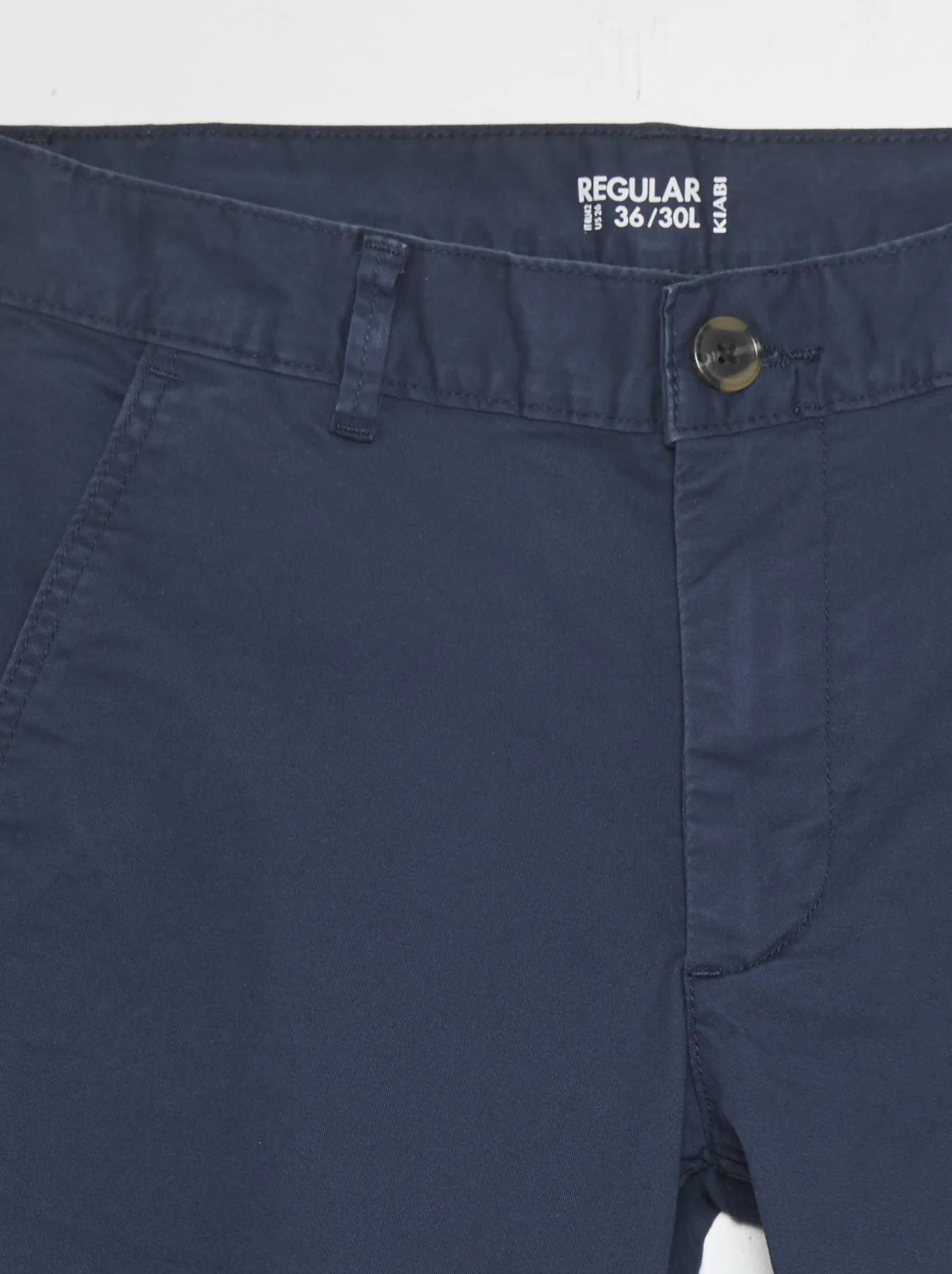 Pantaloni chino regular - blu