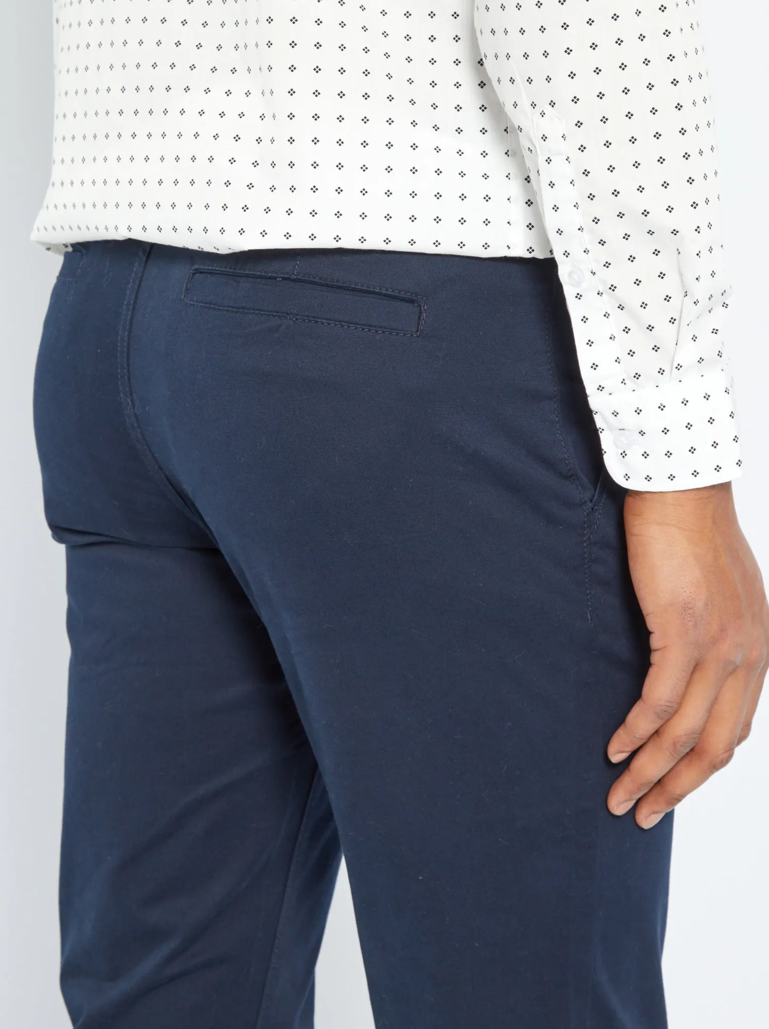 Pantaloni chino regular - blu