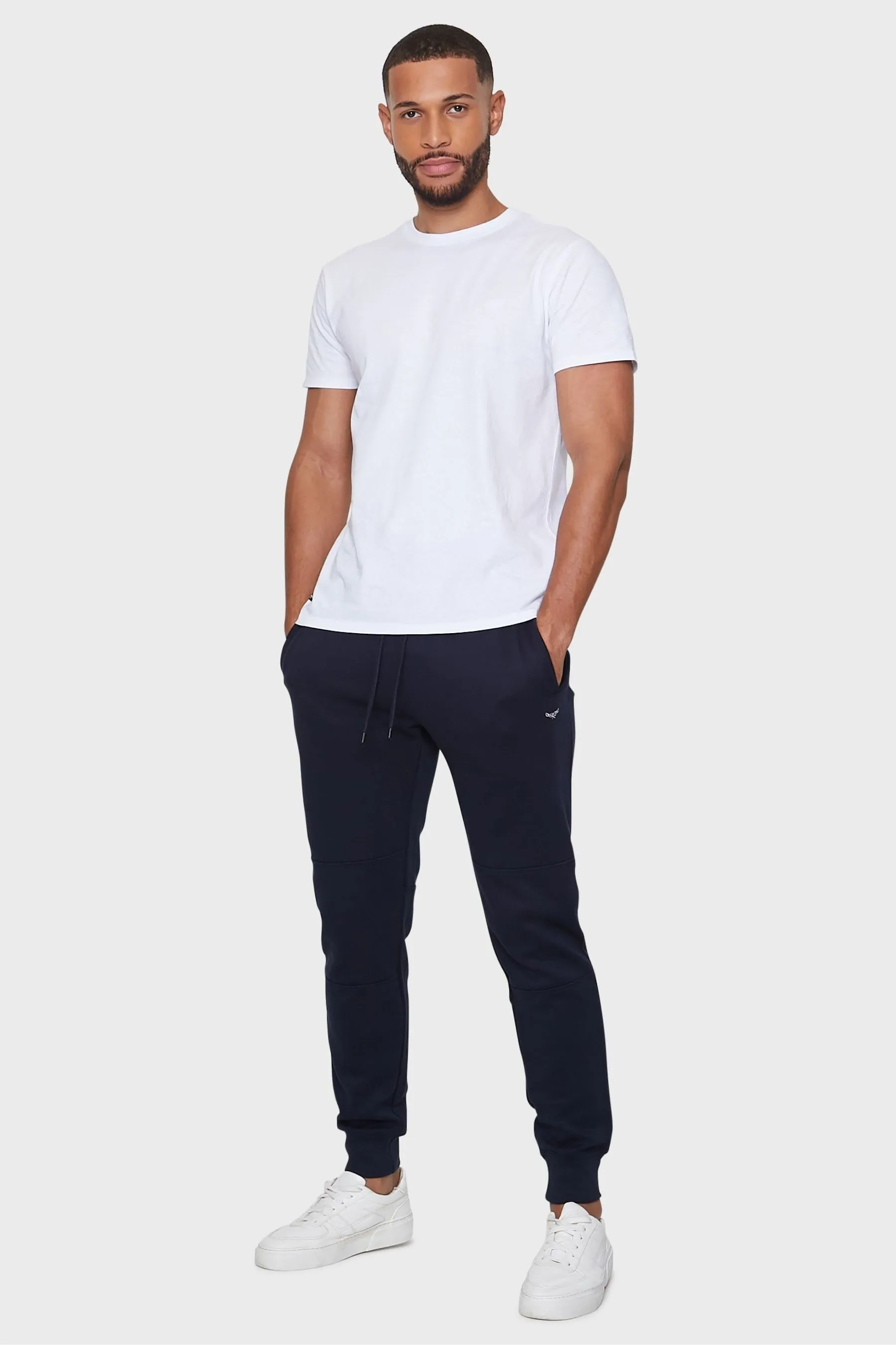 Pantaloni da jogging in piqué Threadbare Vestibilità attillata / Slim