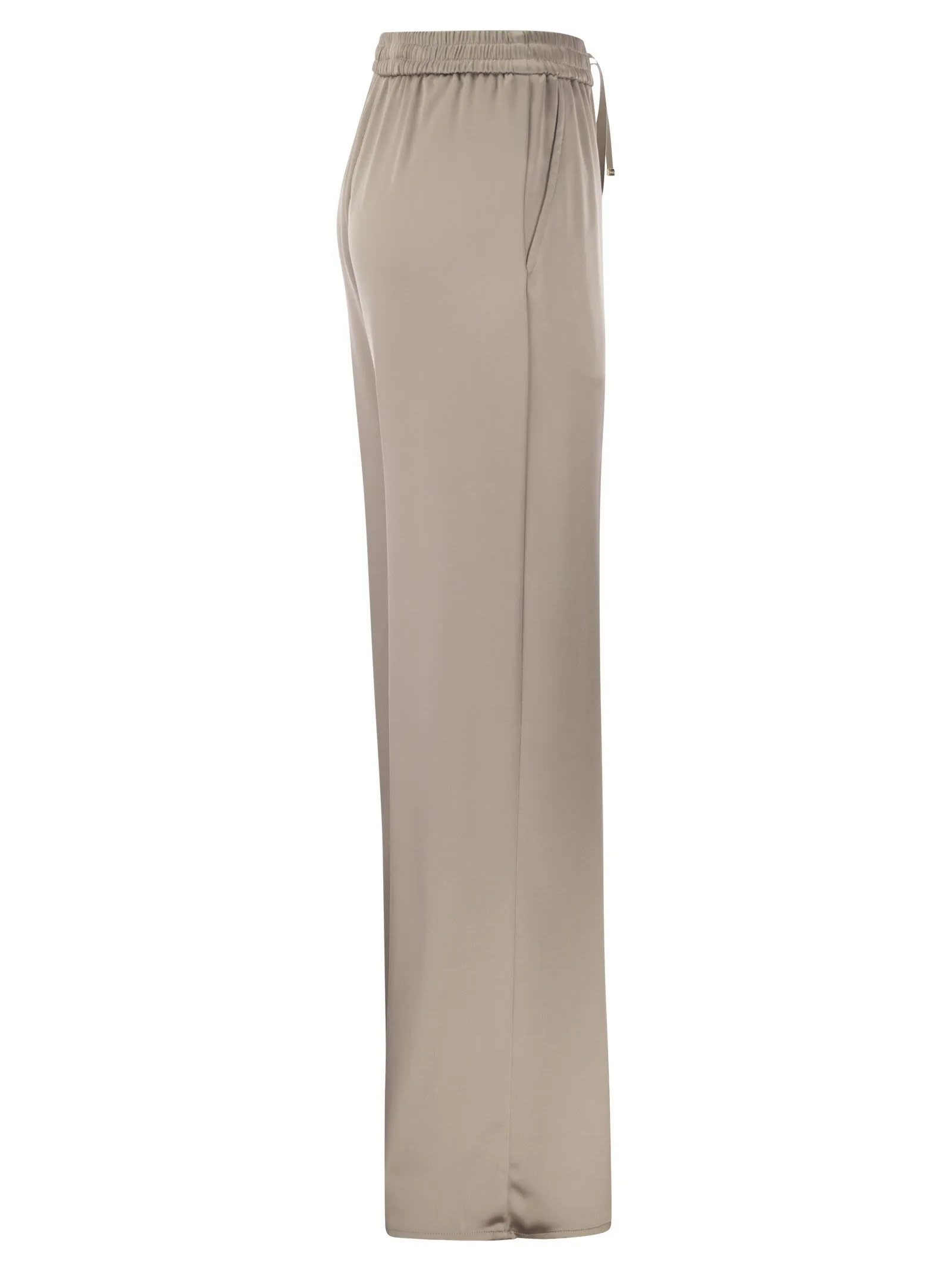 Pantaloni in casual satin