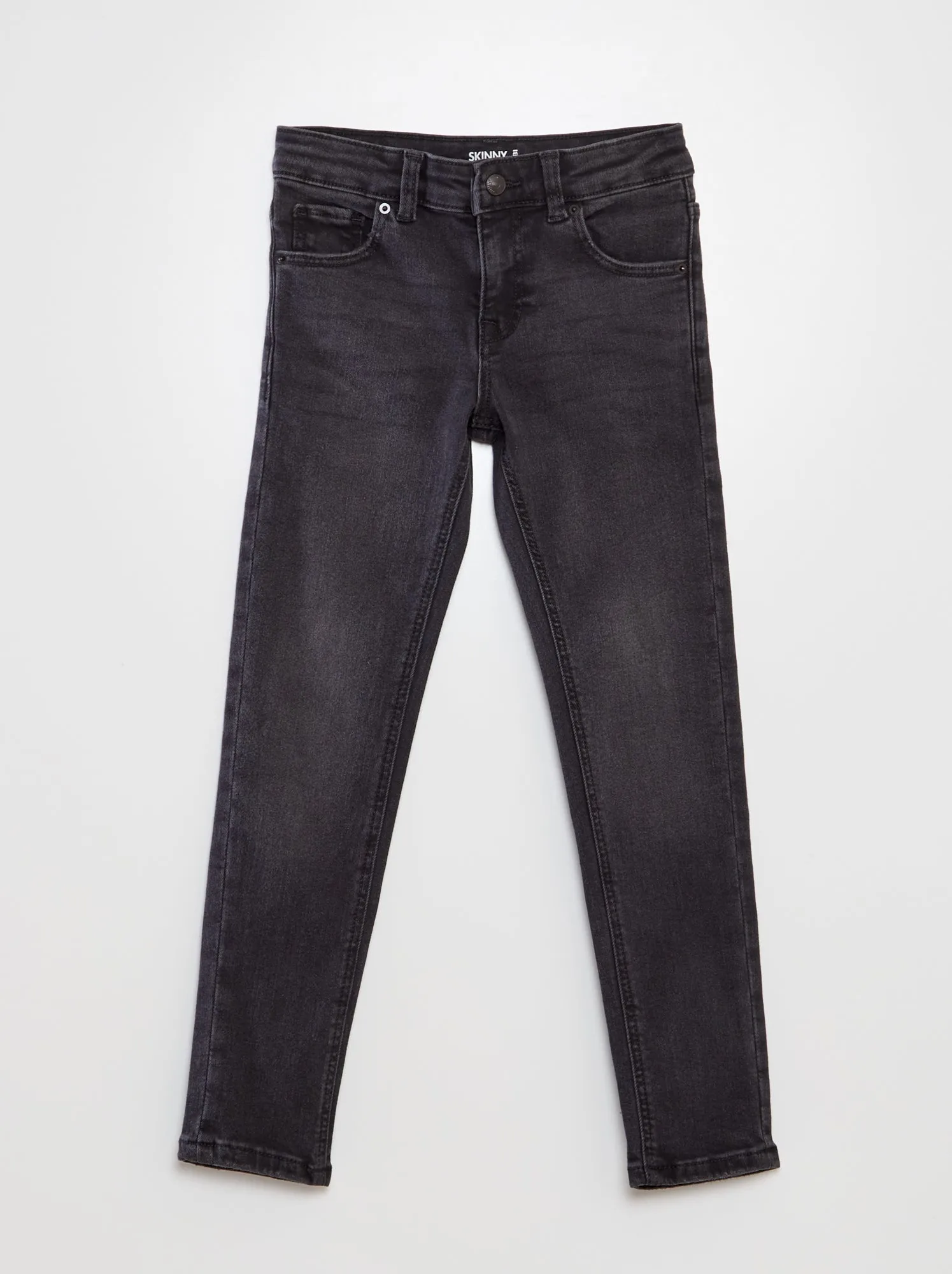 Pantaloni in denim skinny - GRIGIO