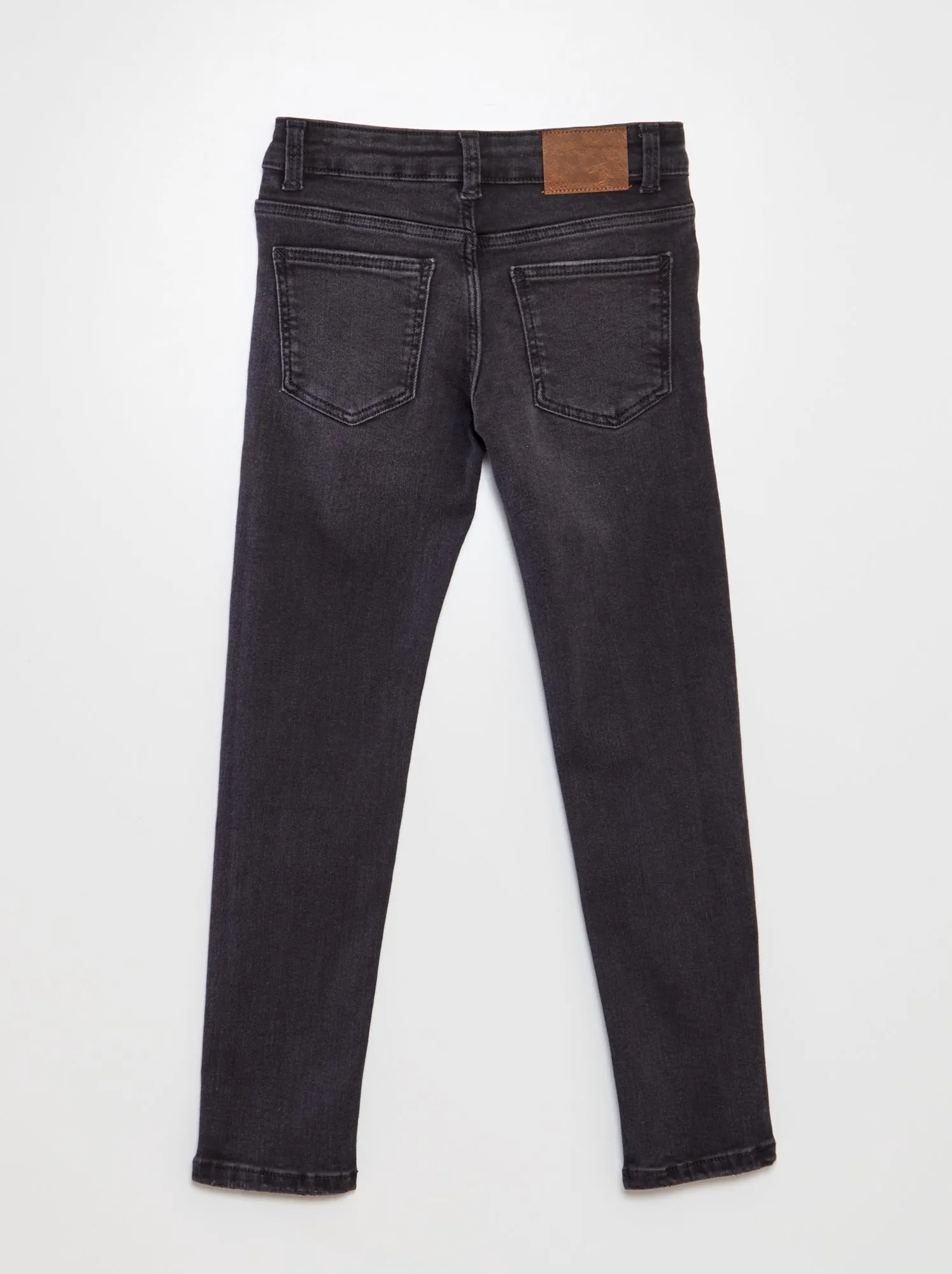 Pantaloni in denim skinny - GRIGIO