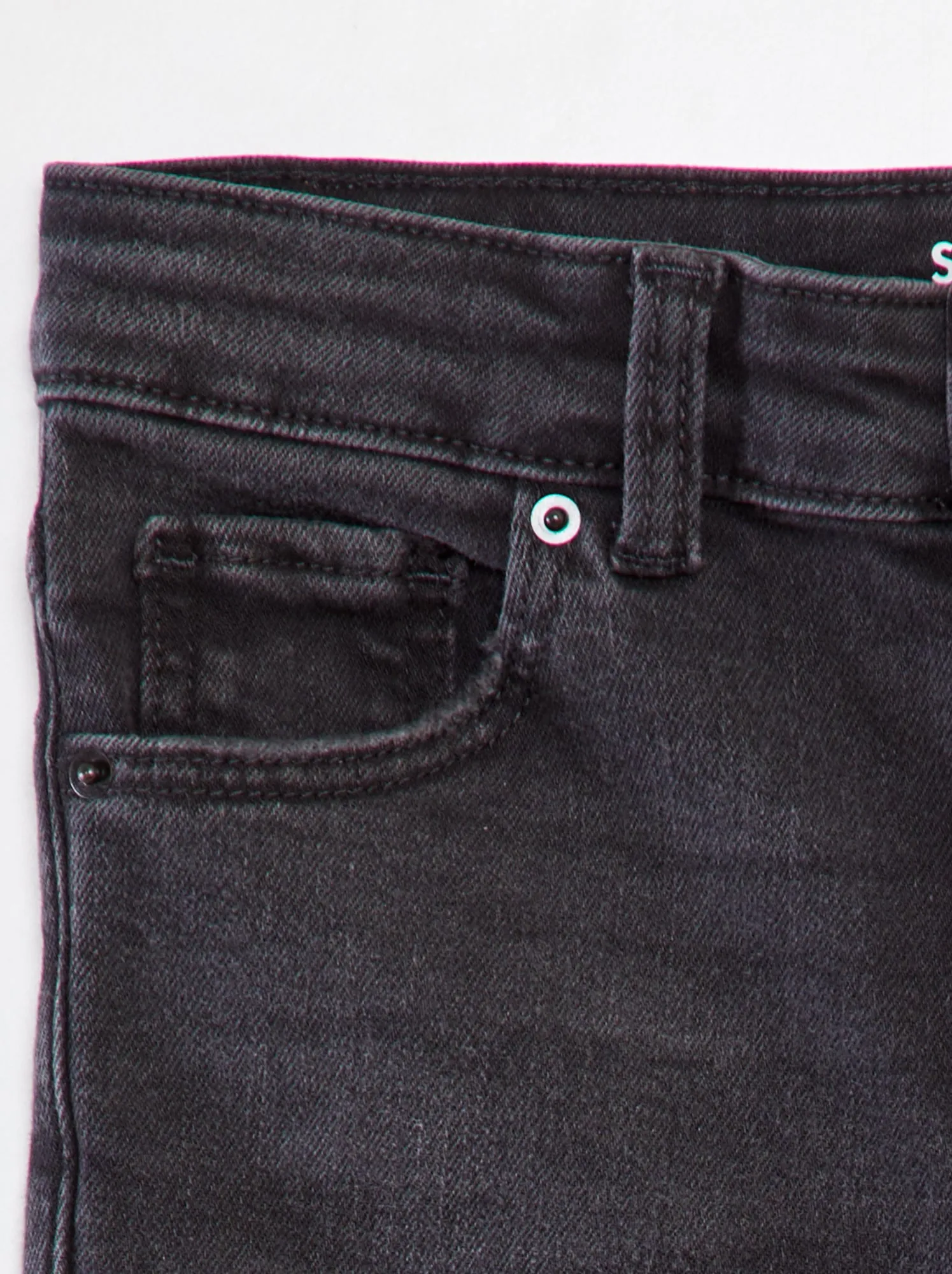 Pantaloni in denim skinny - GRIGIO