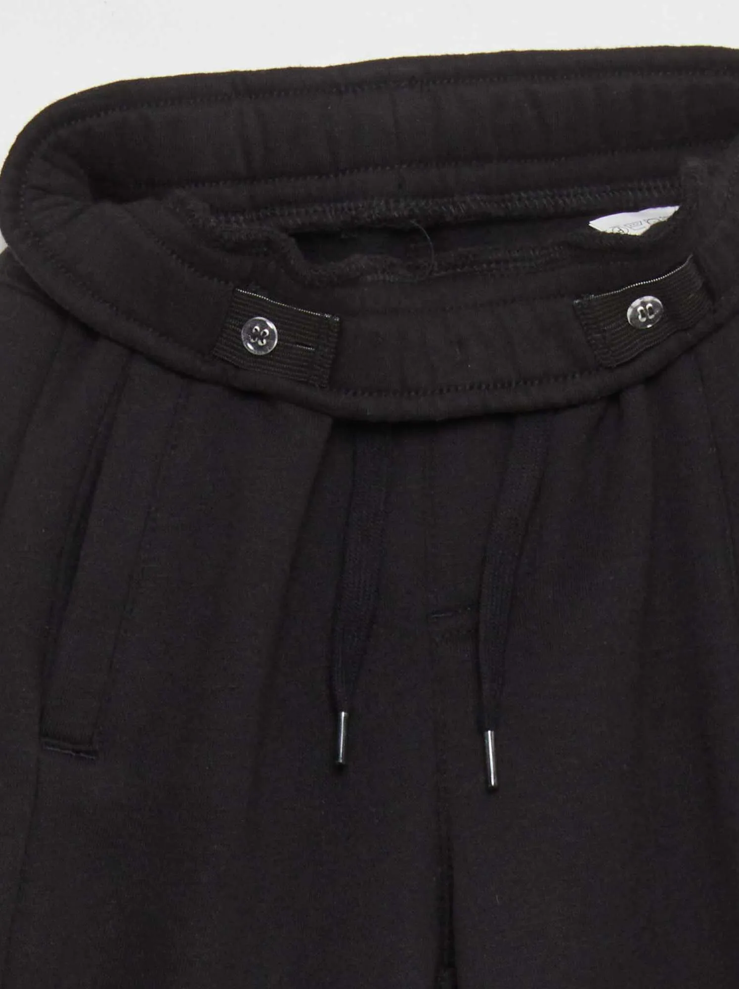 Pantaloni joggers in tessuto felpato - Taglio più aderente - nero