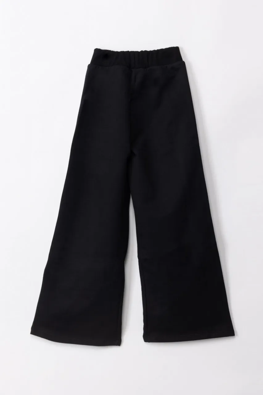 Pantaloni jogging con bande logate BLACK/BLACK-BURRO