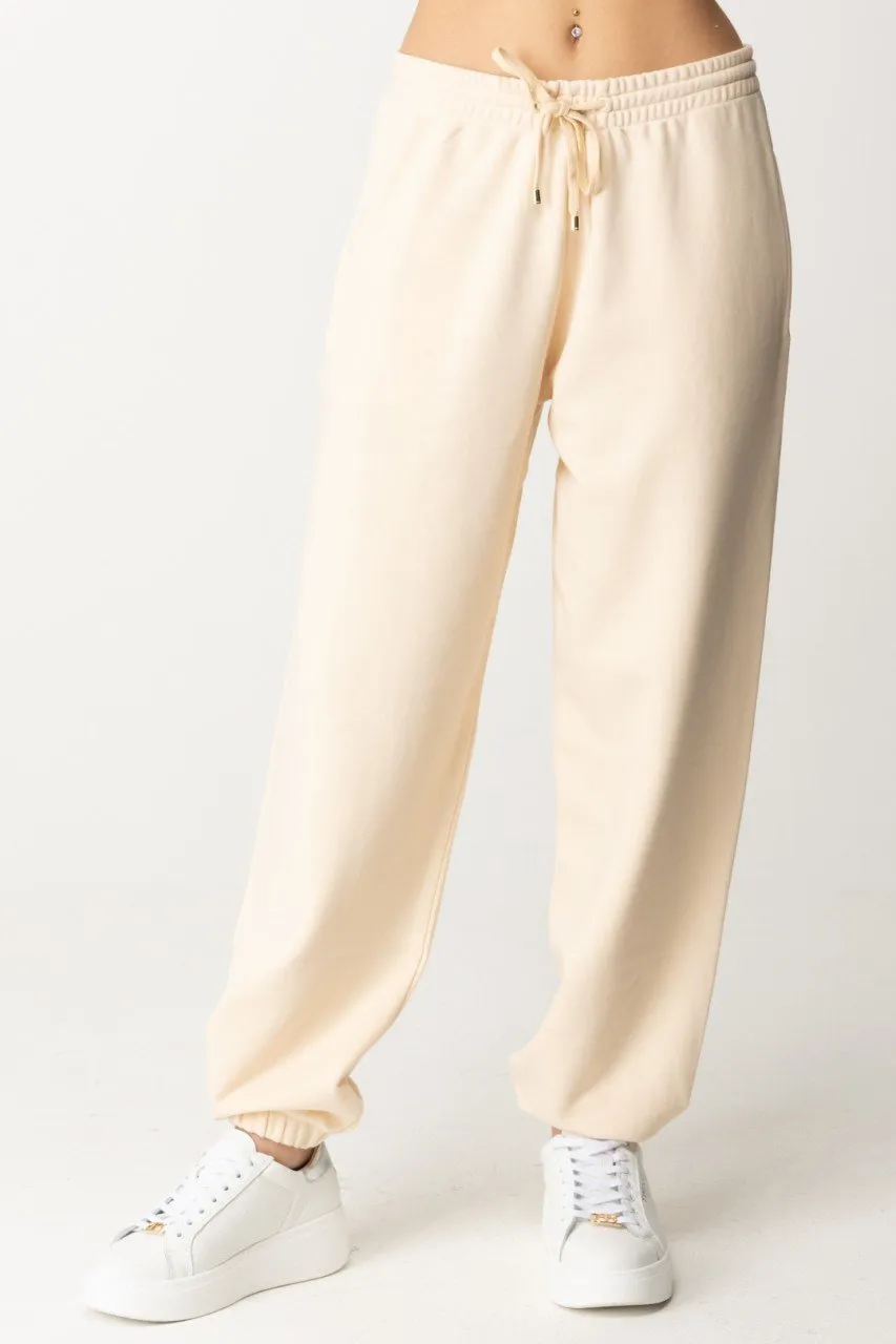 Pantaloni jogging con coulisse Ivory Skin