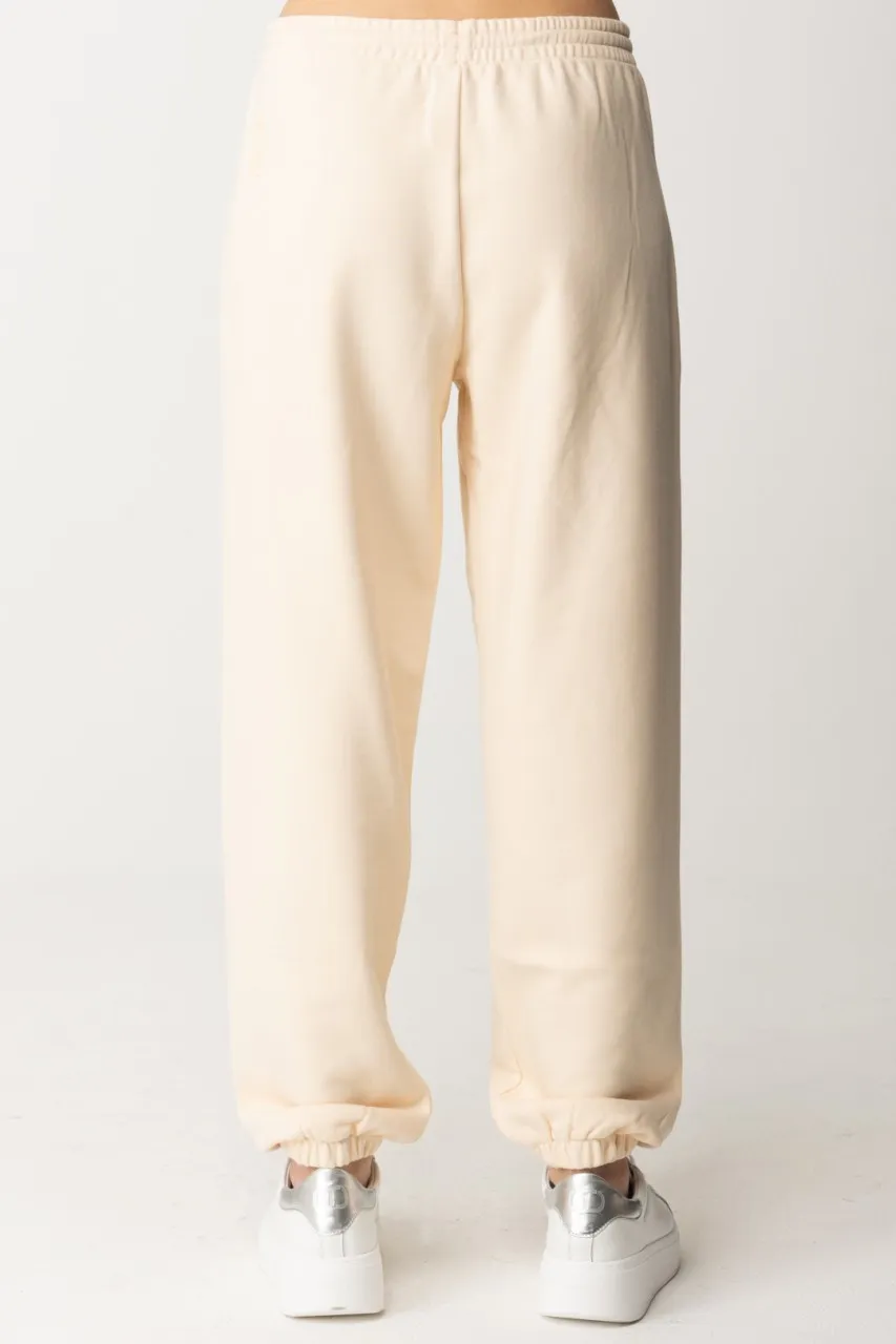 Pantaloni jogging con coulisse Ivory Skin