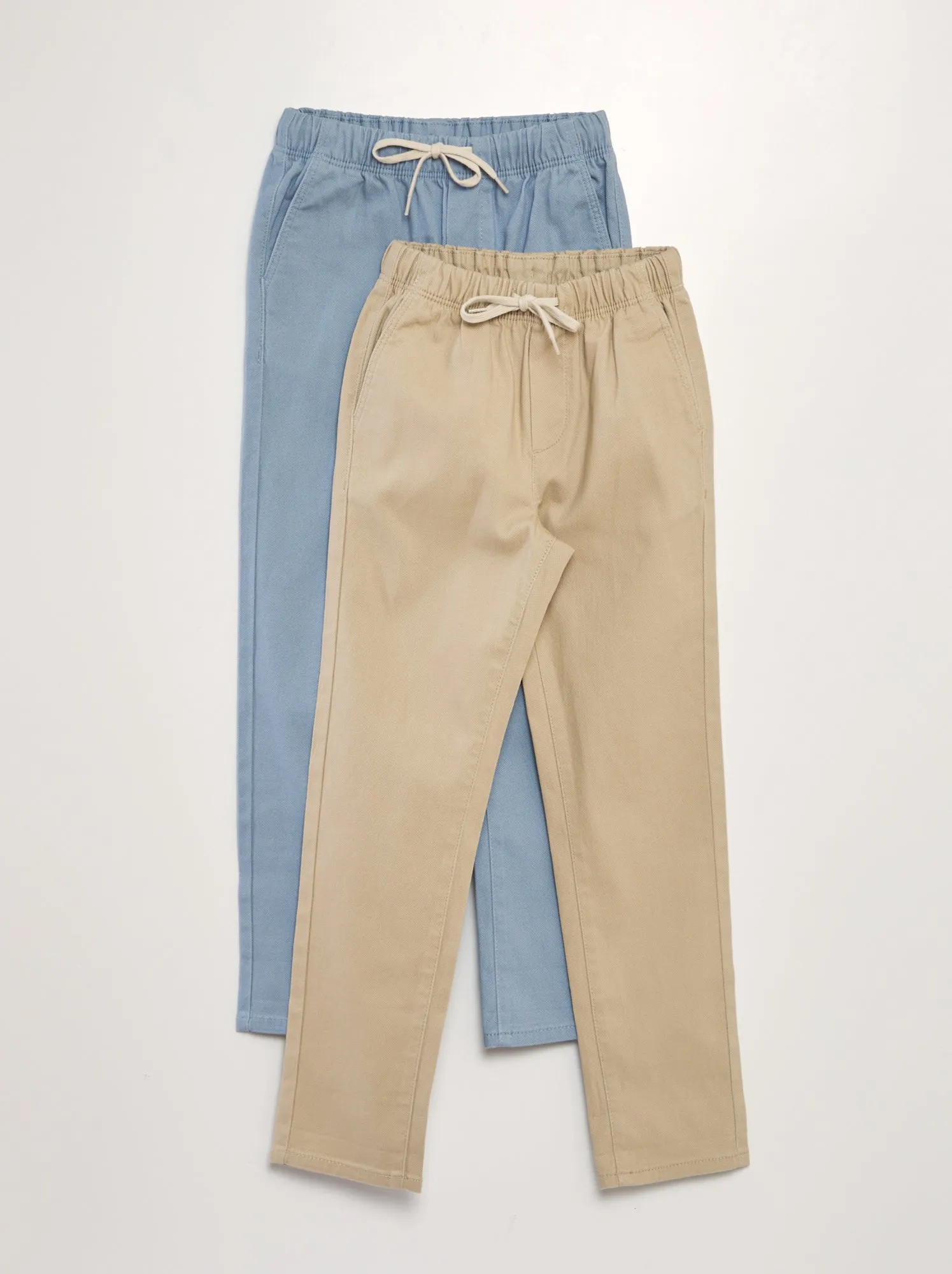 Pantaloni stile 'joggers' - BEIGE
