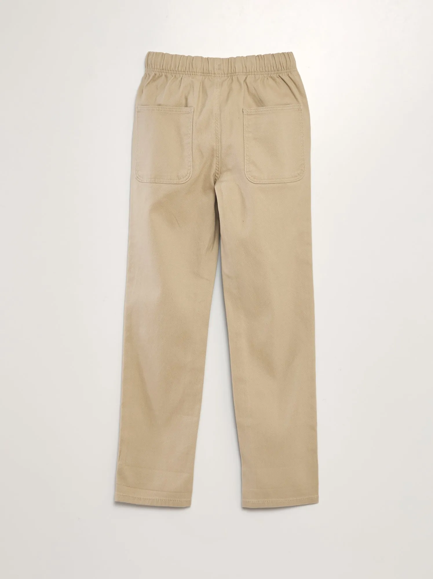 Pantaloni stile 'joggers' - BEIGE