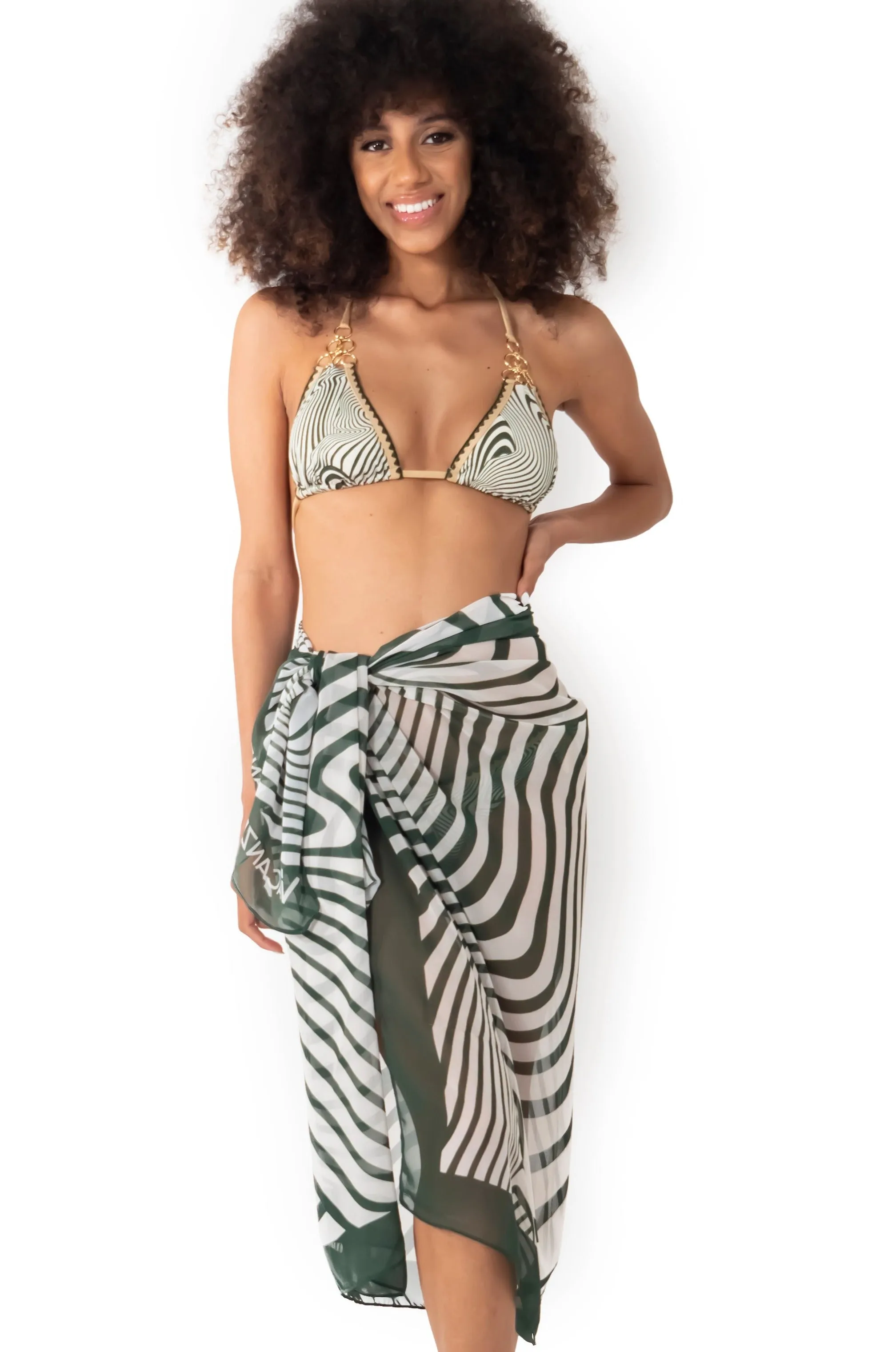 PAREO FOULARD DIGITAL WAVES