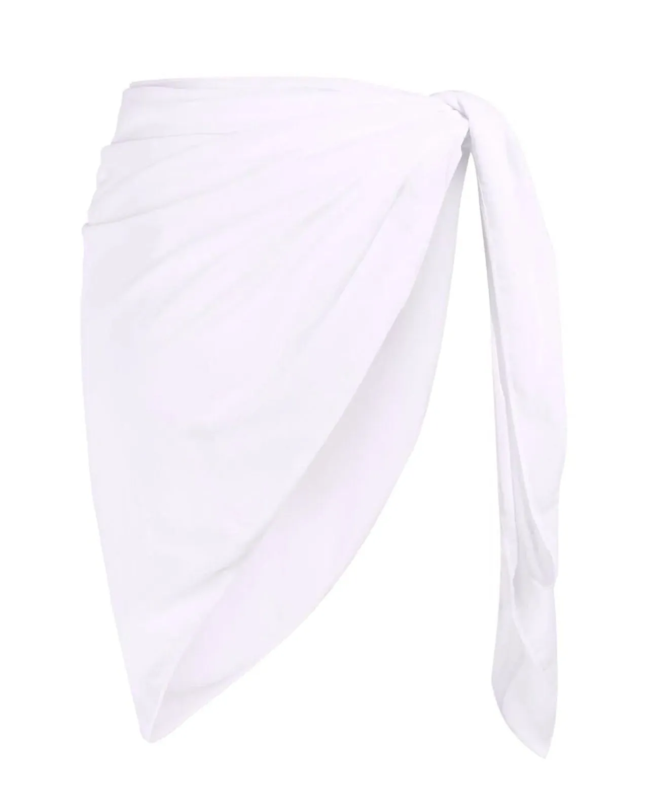 Pareo lungo mesh bianco