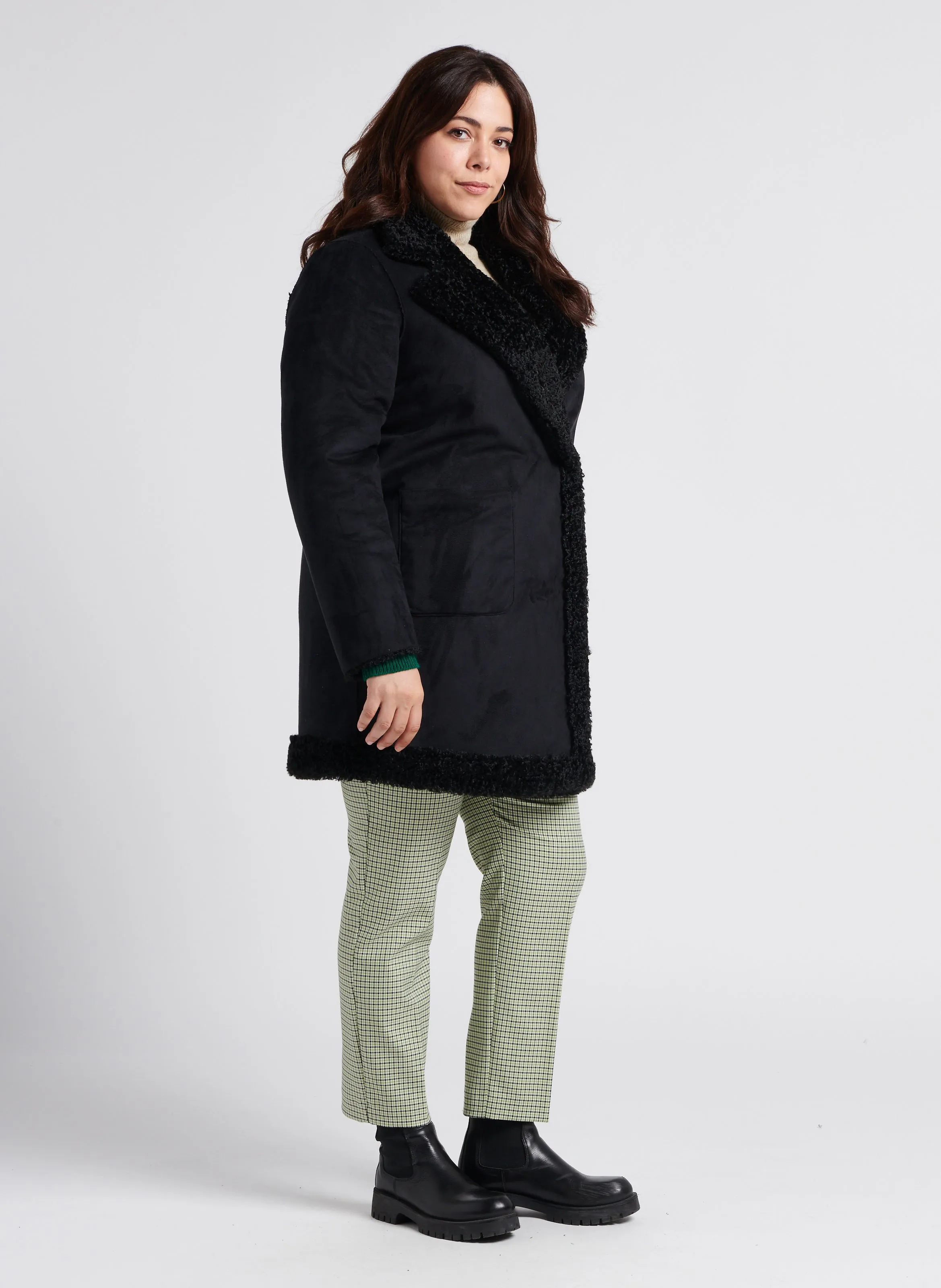  PERSONA by Marina Rinaldi   RADAR - Pantaloni dritti con motivo | Verde