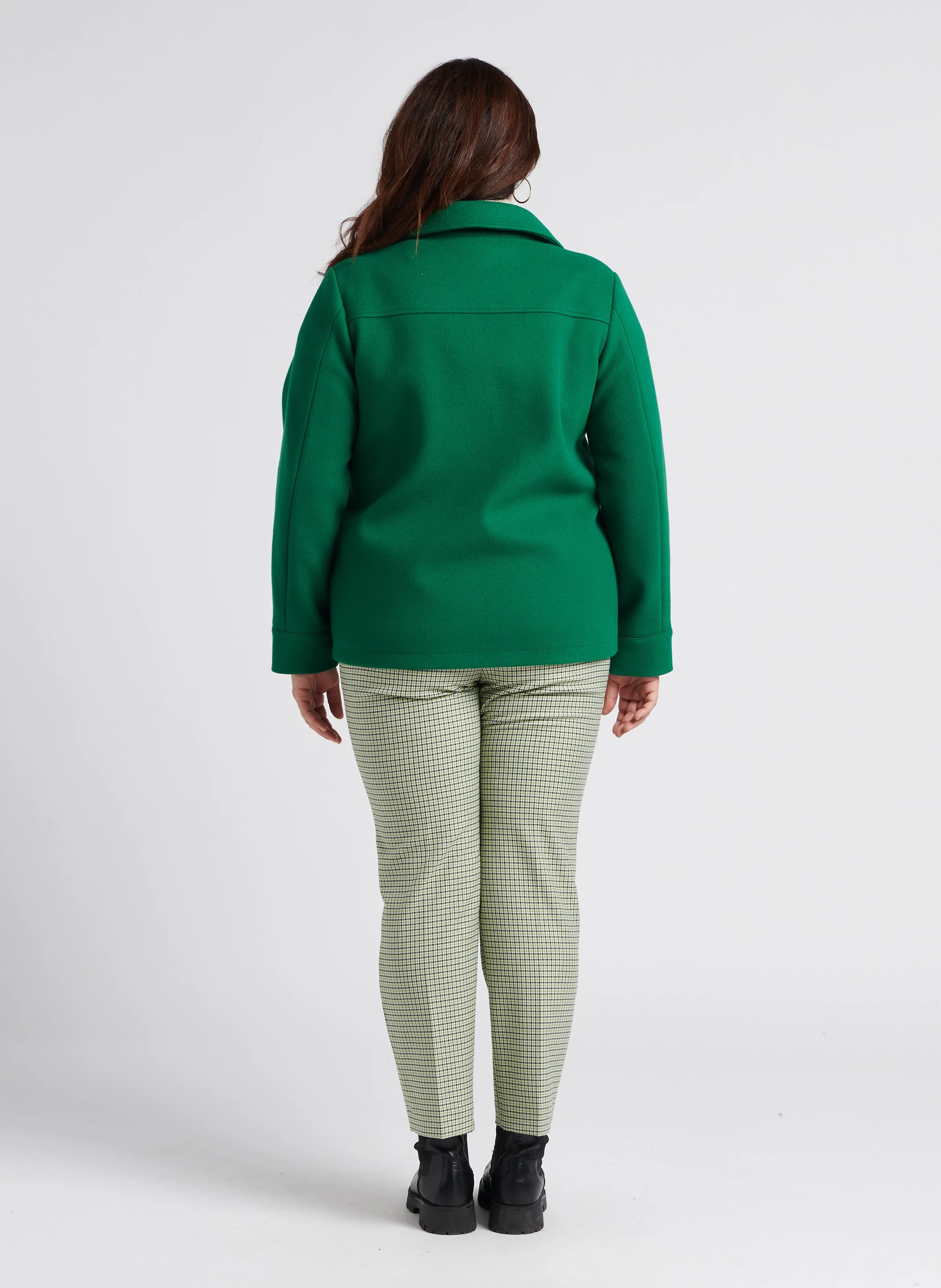  PERSONA by Marina Rinaldi   RADAR - Pantaloni dritti con motivo | Verde