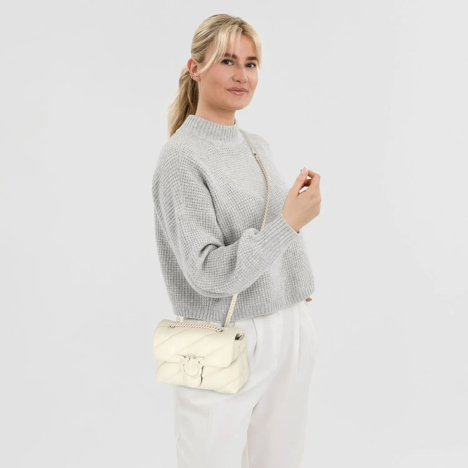 PINKO Love Puff Borsa a tracolla Pelle 23 cm