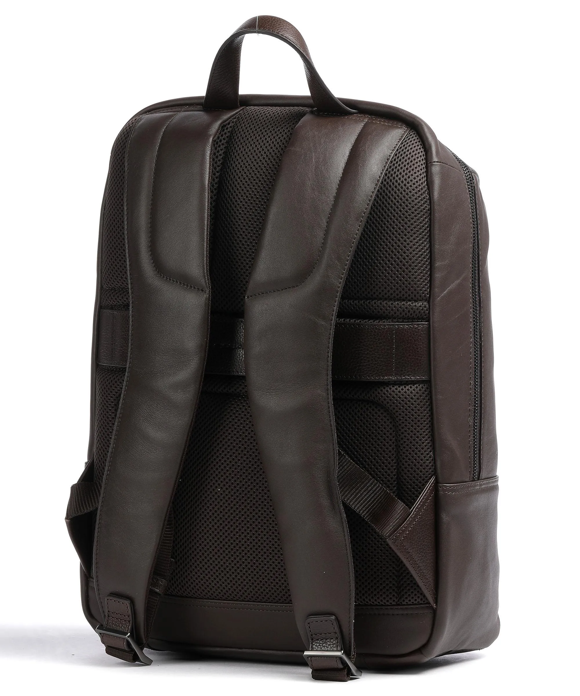  Piquadro Japan Nishi Zaino 15″ pelle granulata marrone scuro  