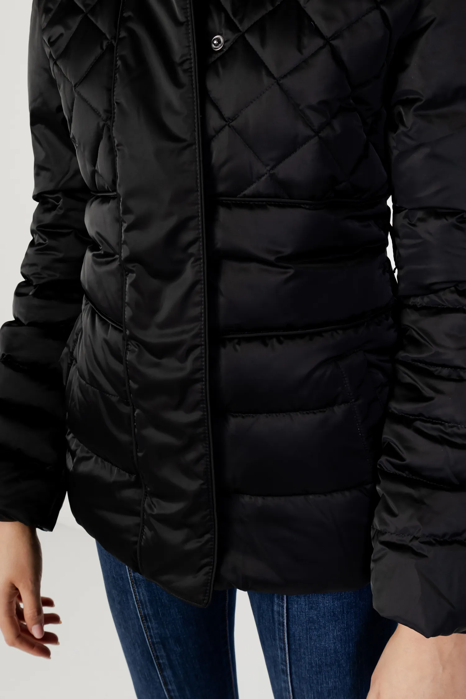 Piumino Guess laurie down jacket Nero