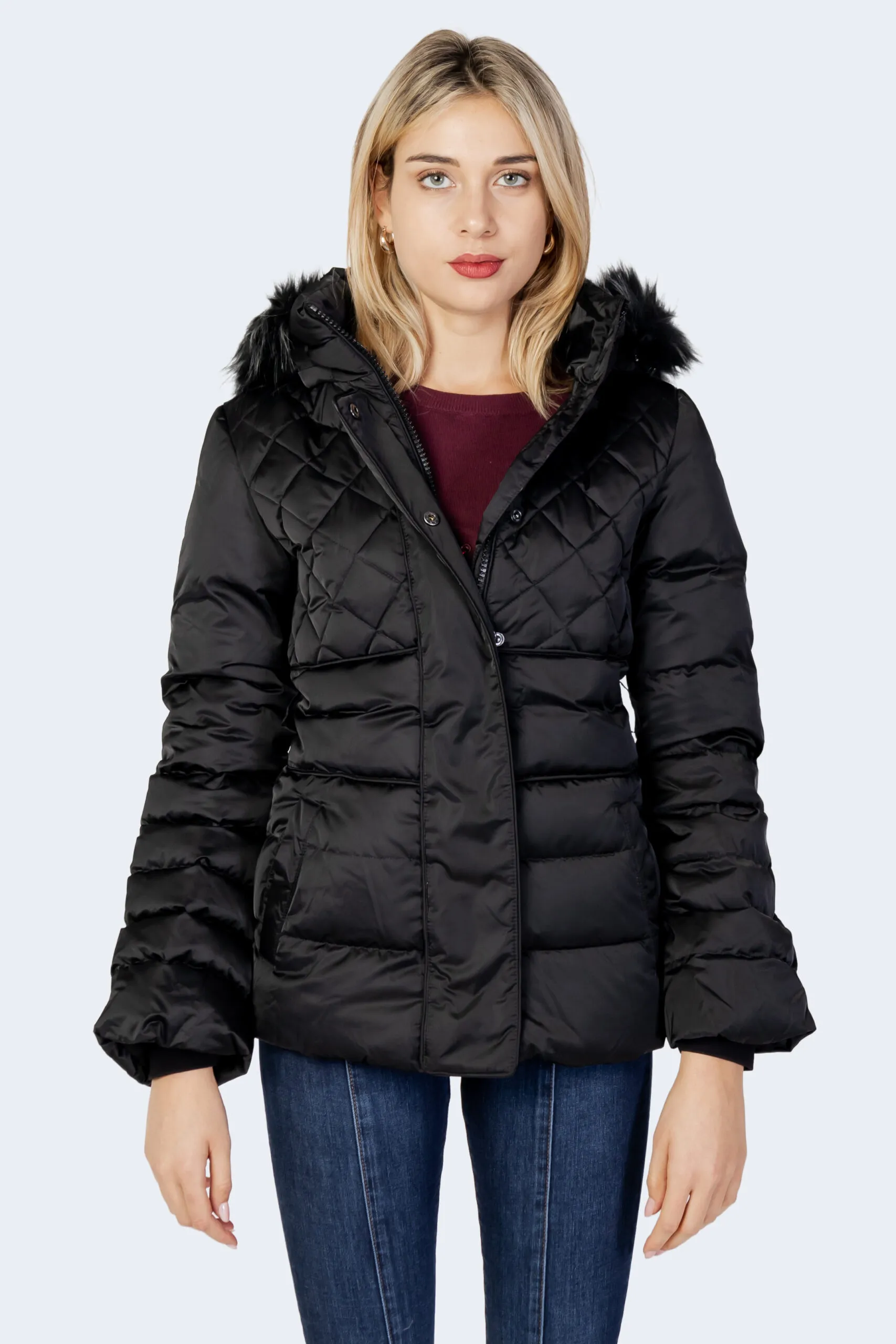 Piumino Guess laurie down jacket Nero