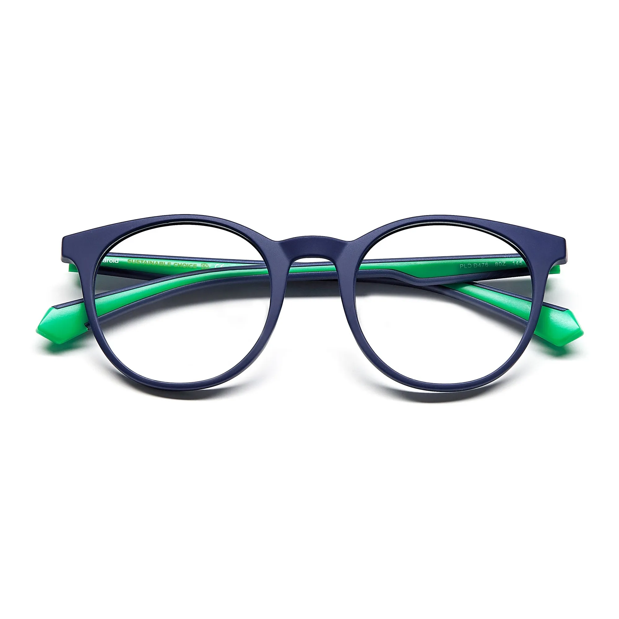   Polaroid PLD D476 - 80Z Verde Blu Opaco | Occhiale Da Vista Unisex 