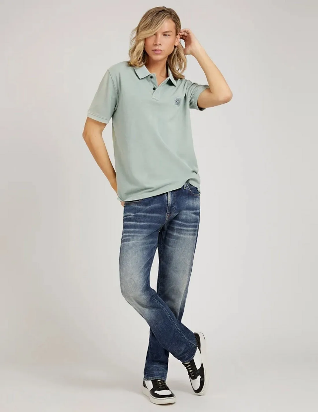 Polo uomo Washed SS Guess