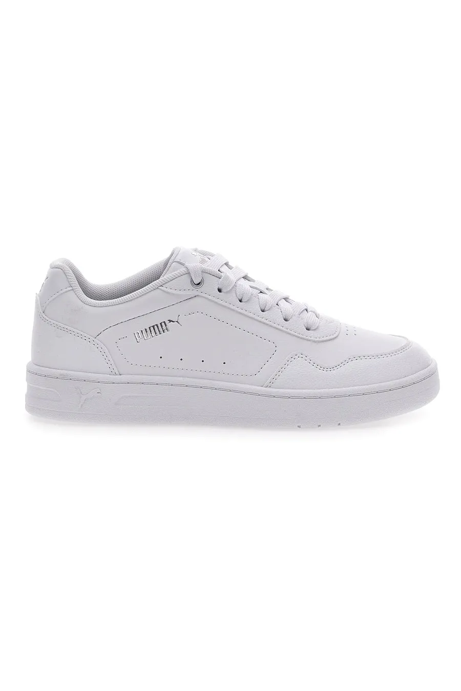   PUMA Sneakers Bianche con Lacci Puma Court Classy