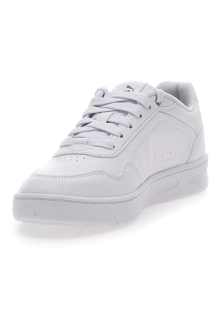   PUMA Sneakers Bianche con Lacci Puma Court Classy