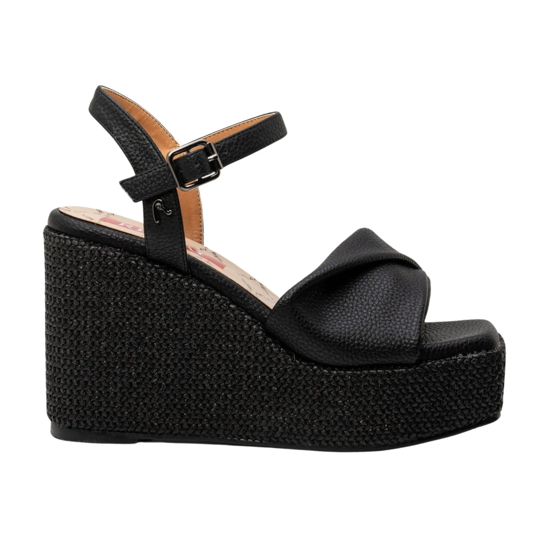 REPLAY Sandalo Con Zeppa Donna - RP6H0001S_W009R Nero  