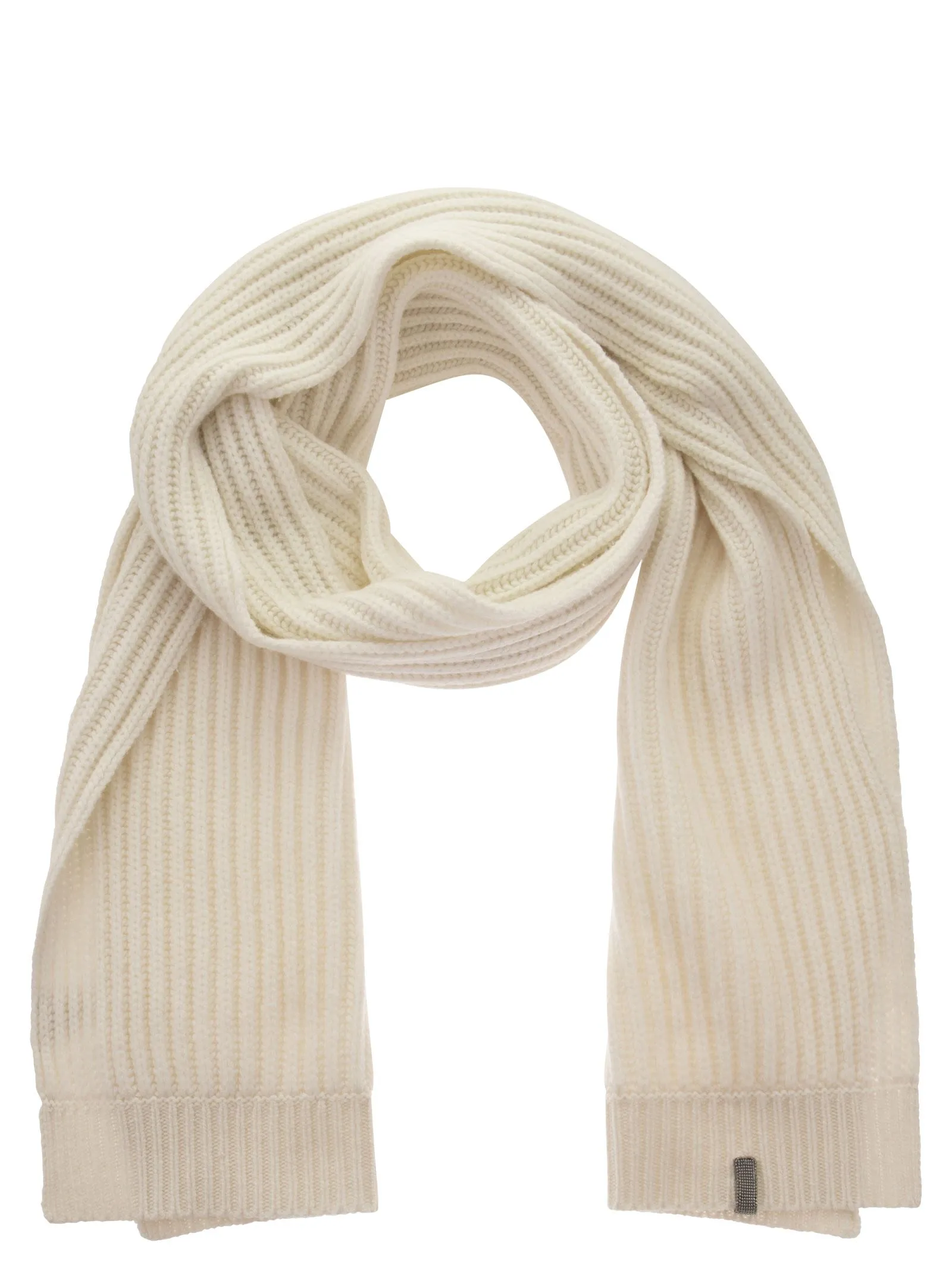 Ribbed Cashmere Scarf