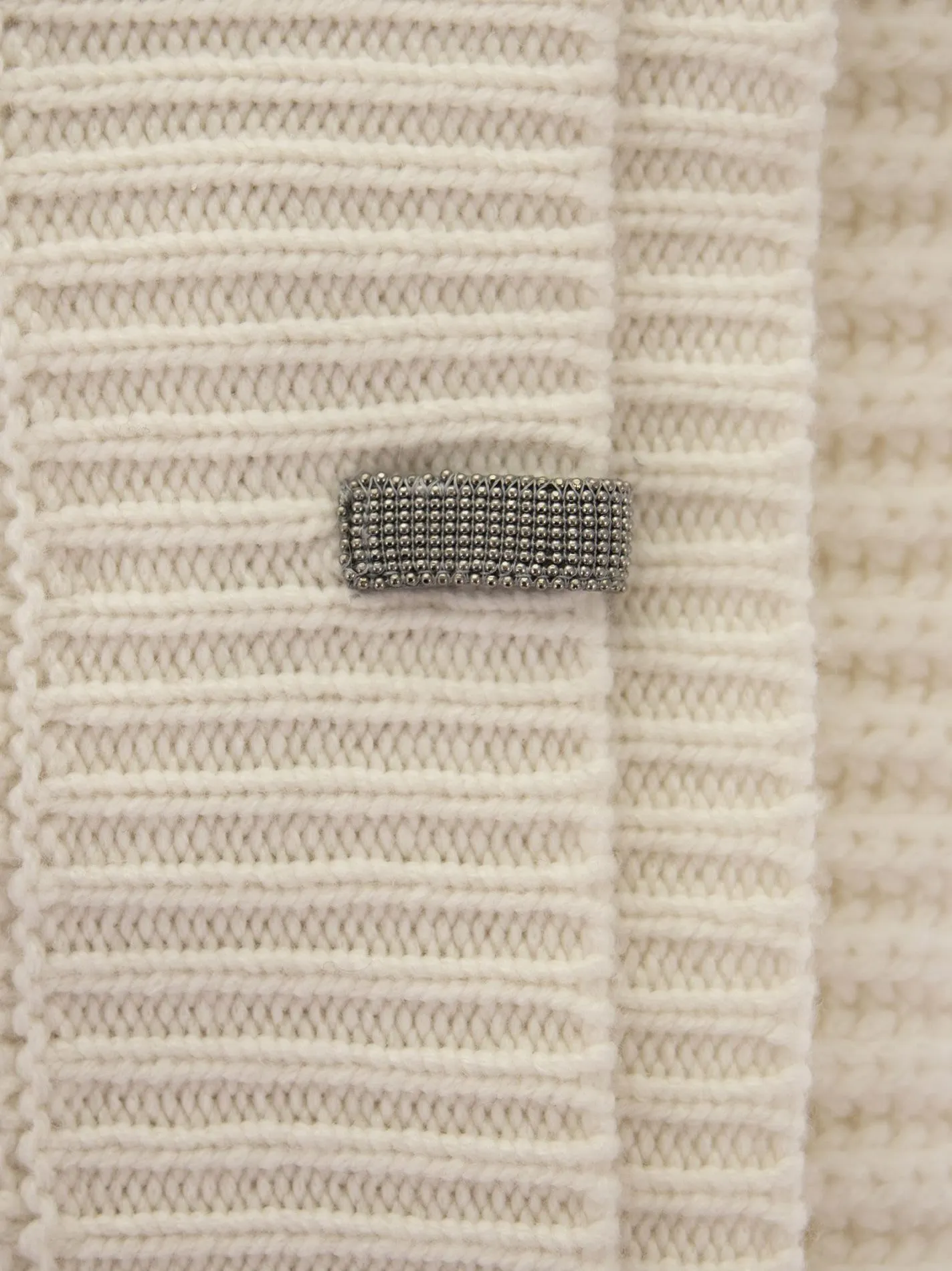Ribbed Cashmere Scarf