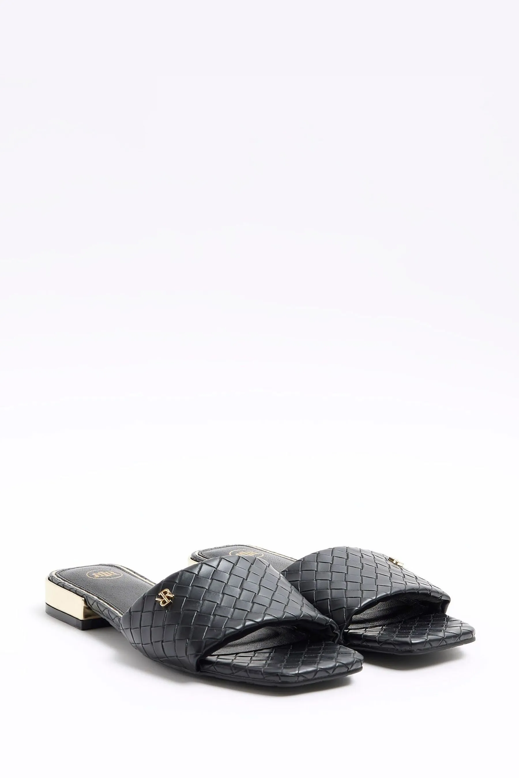 River Island - Sandali piatta in tessuto