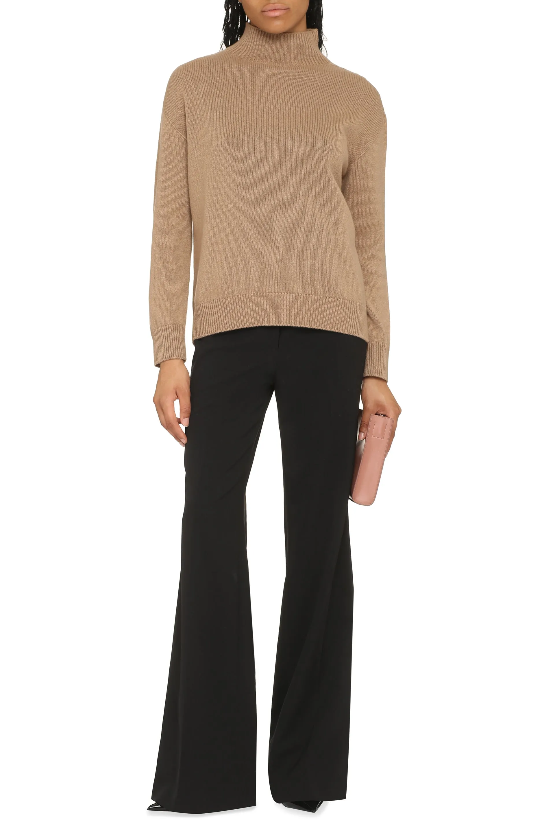 S MAX MARA Maglione dolcevita in cachemire