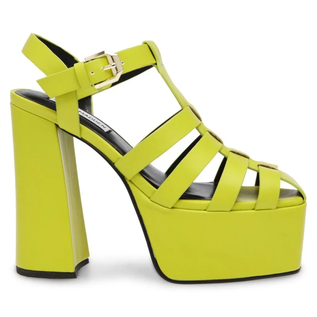 Sandali Donna “Steve Madden” Vocanic Collezione 2024 – Verde Lime