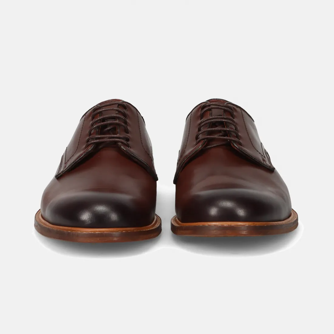 Scarpa derby da uomo stringata Marco Ferretti marrone in pelle