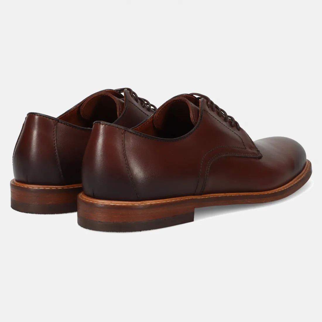 Scarpa derby da uomo stringata Marco Ferretti marrone in pelle