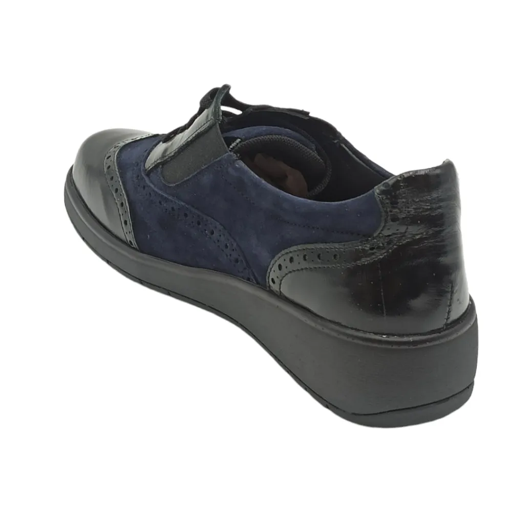 Scarpa Donna Grunland sc2864 68neta blu nero