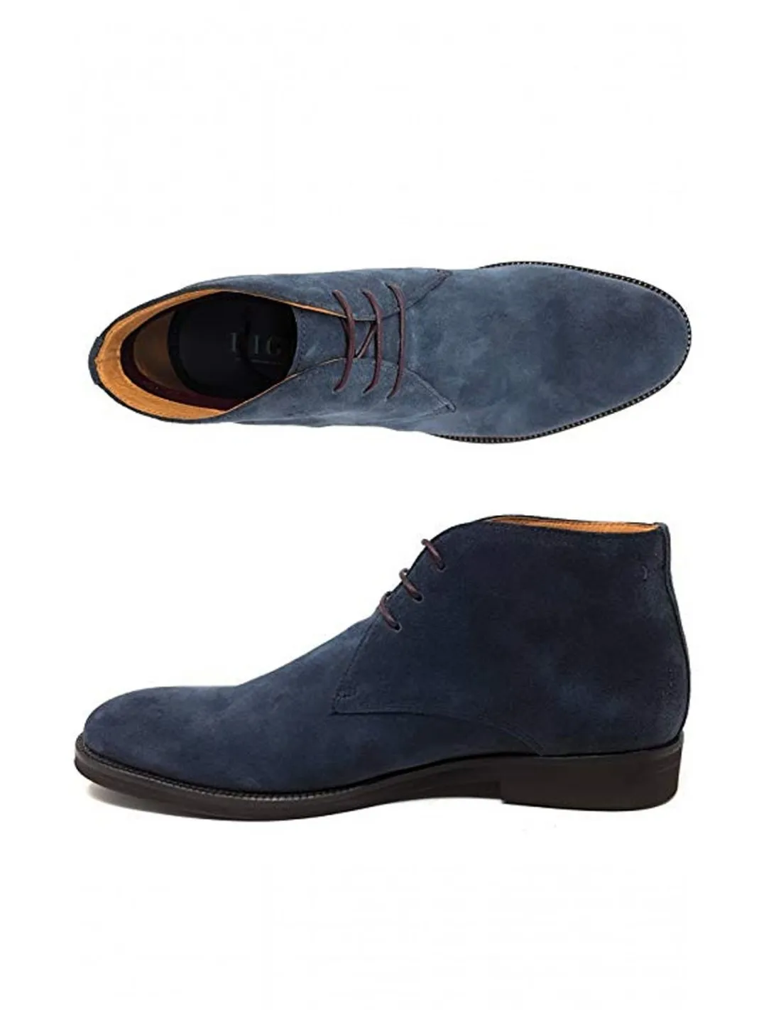 Scarpa polacco camoscio fondo gomma antiscivolo