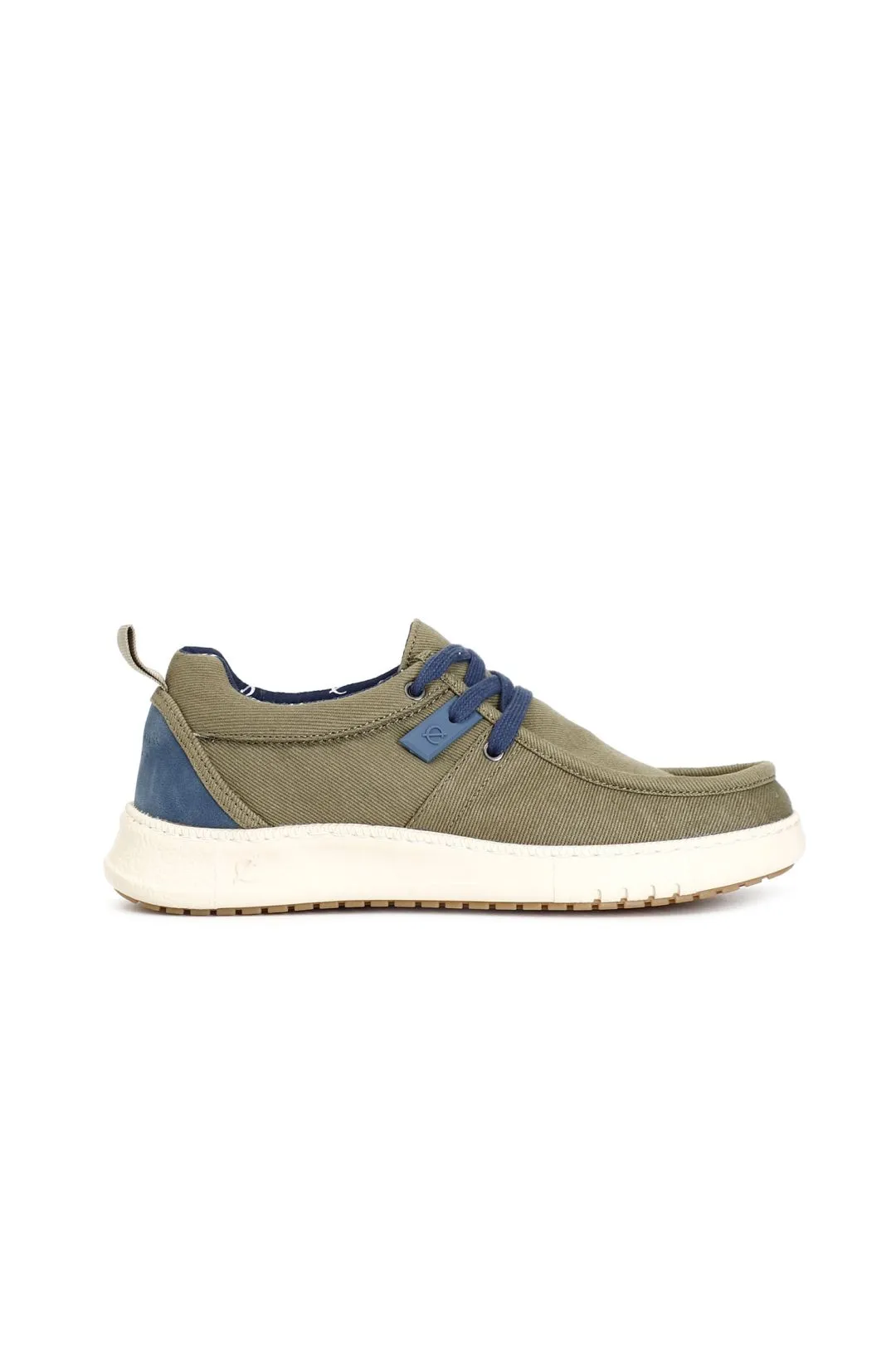 scarpe allacciate in tessuto sabbia