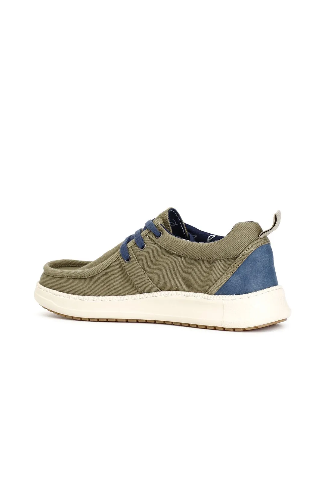 scarpe allacciate in tessuto sabbia