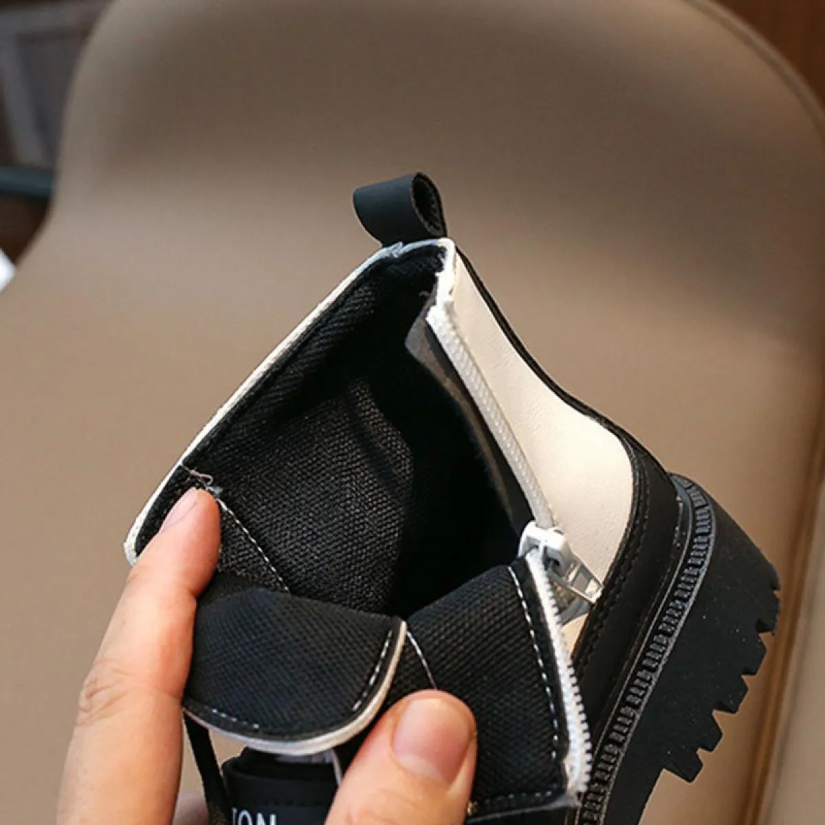 Scarpe con plateau primavera autunno Stivaletti corti da principessa Stivaletti eleganti con lacci per ragazza alla moda Stivale