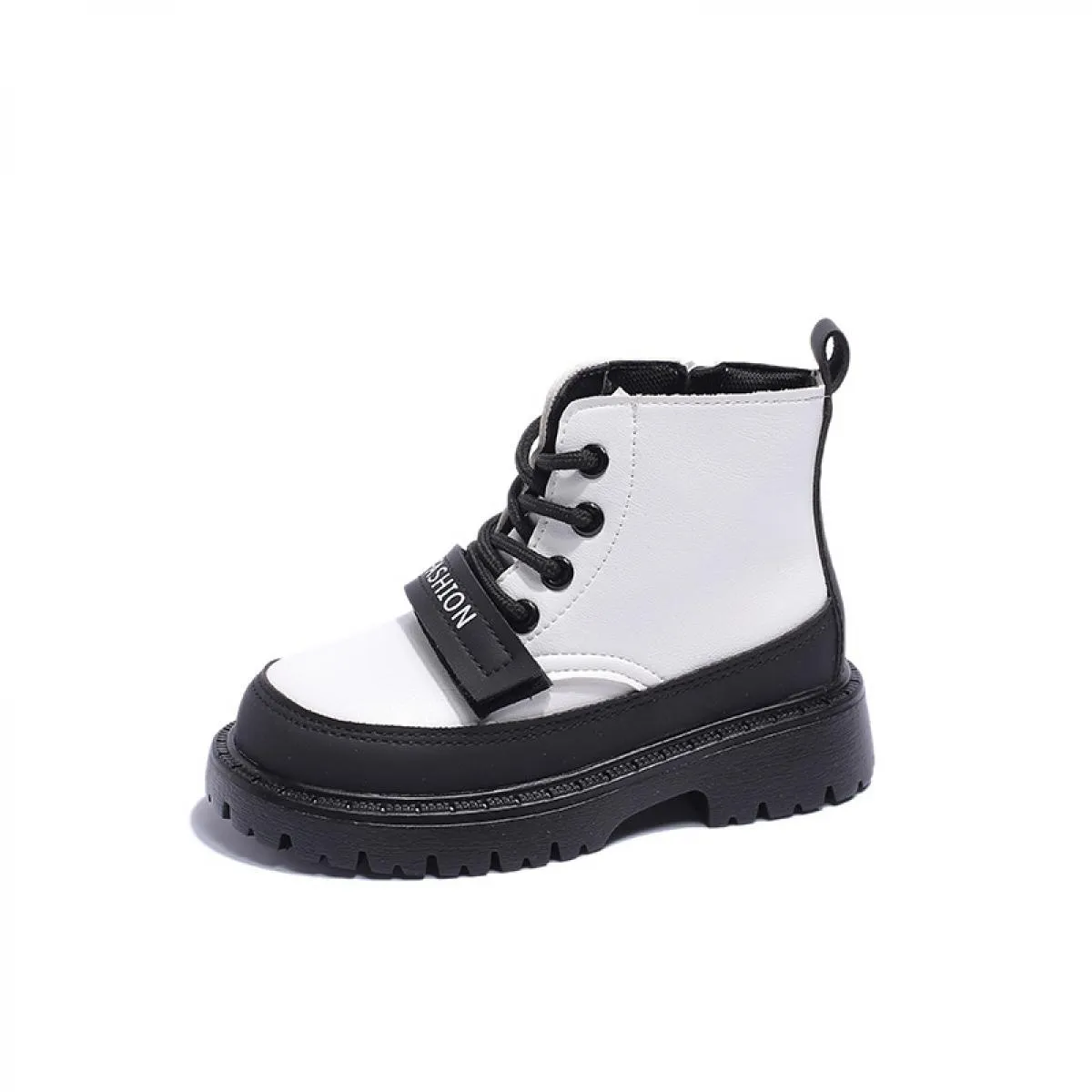 Scarpe con plateau primavera autunno Stivaletti corti da principessa Stivaletti eleganti con lacci per ragazza alla moda Stivale