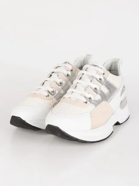 Scarpe Donna Keys Bianco Beige