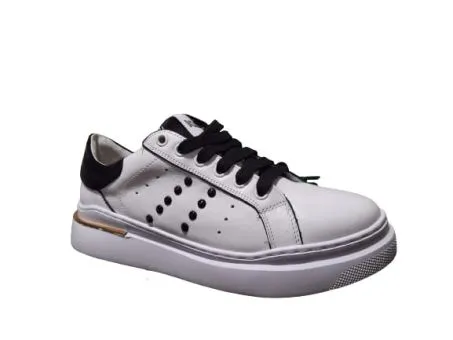 Scarpe Donna Keys Bianco Nero