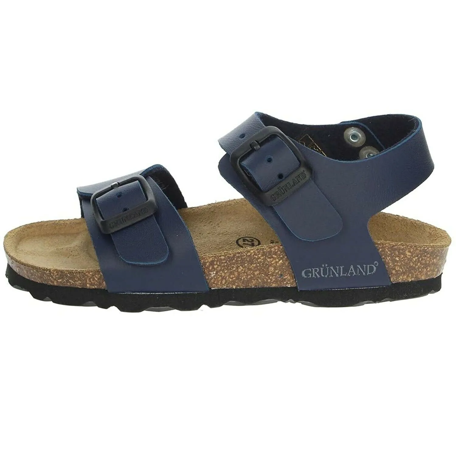 Scarpe junior GRUNLAND - Art. LUCE SB1206 40 sandalo doppia fibbia blu casual
