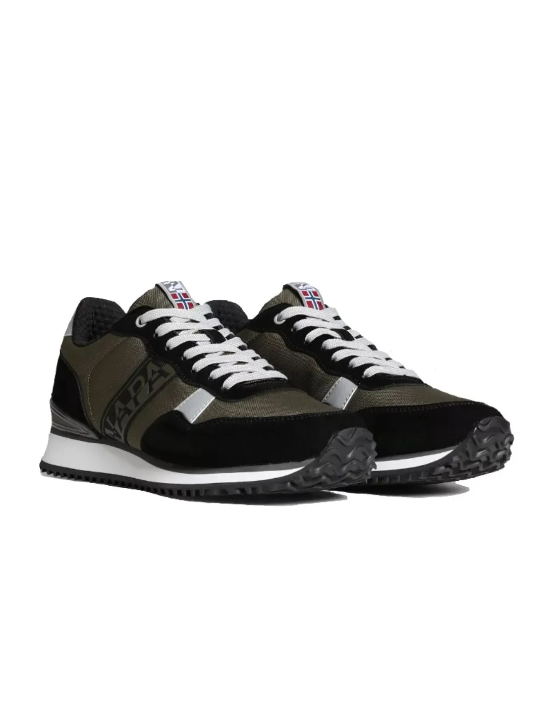 Scarpe Napapijri Sneakers Cosmos Pun Verde/Nero