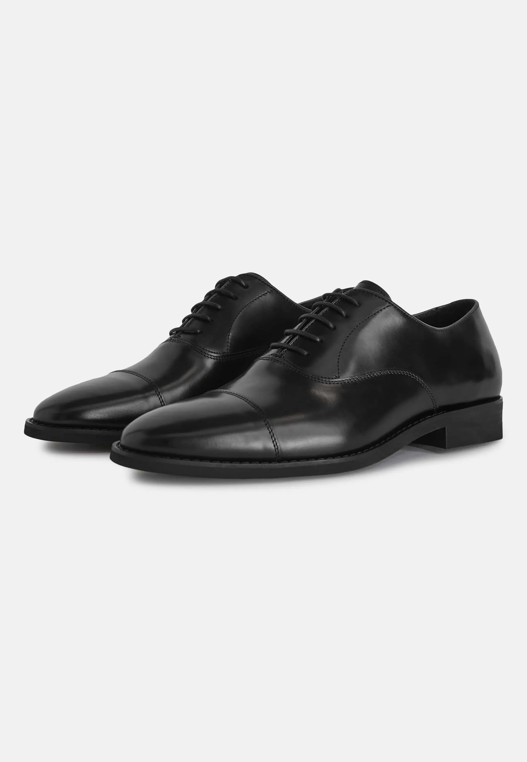 Scarpe Oxford In Pelle