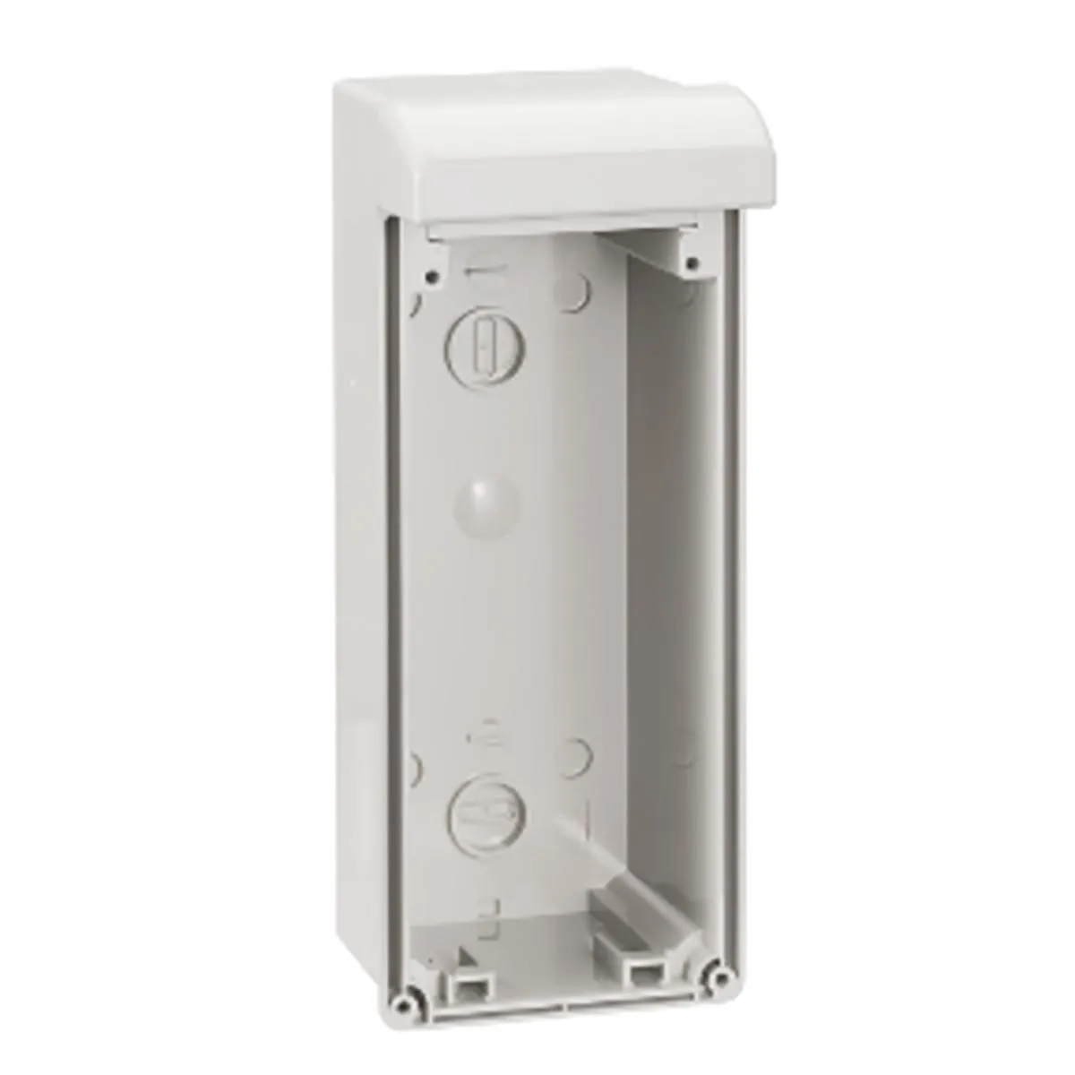 Scatole per installazione ad incasso Schneider Electric 83919 serie PratiKa, 1 modulo, Plastica, Grigio chiaro, 250 x