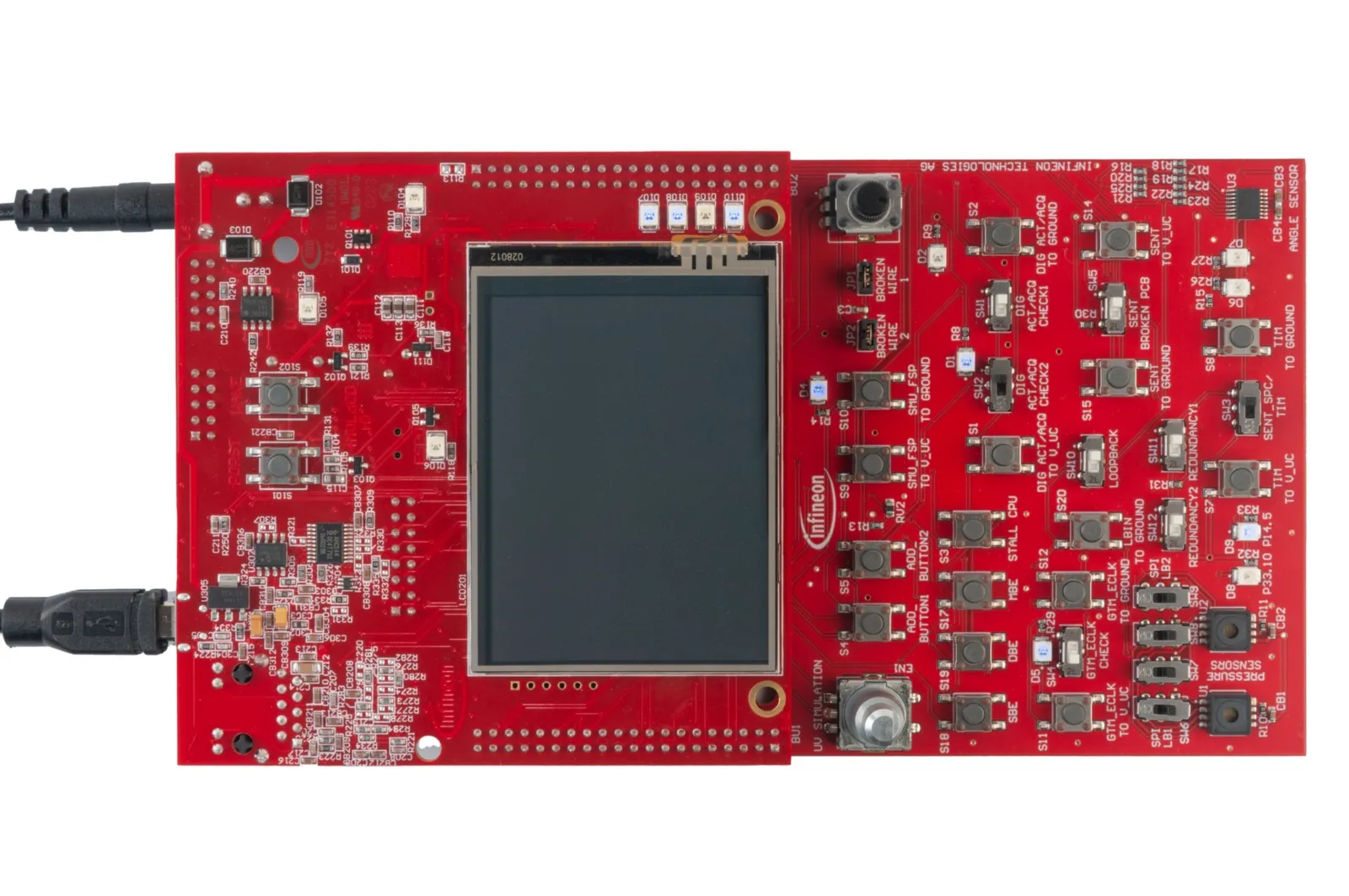 Scheda di valutazione APPKIT_A2G_SAFETY Infineon, CPU MCU